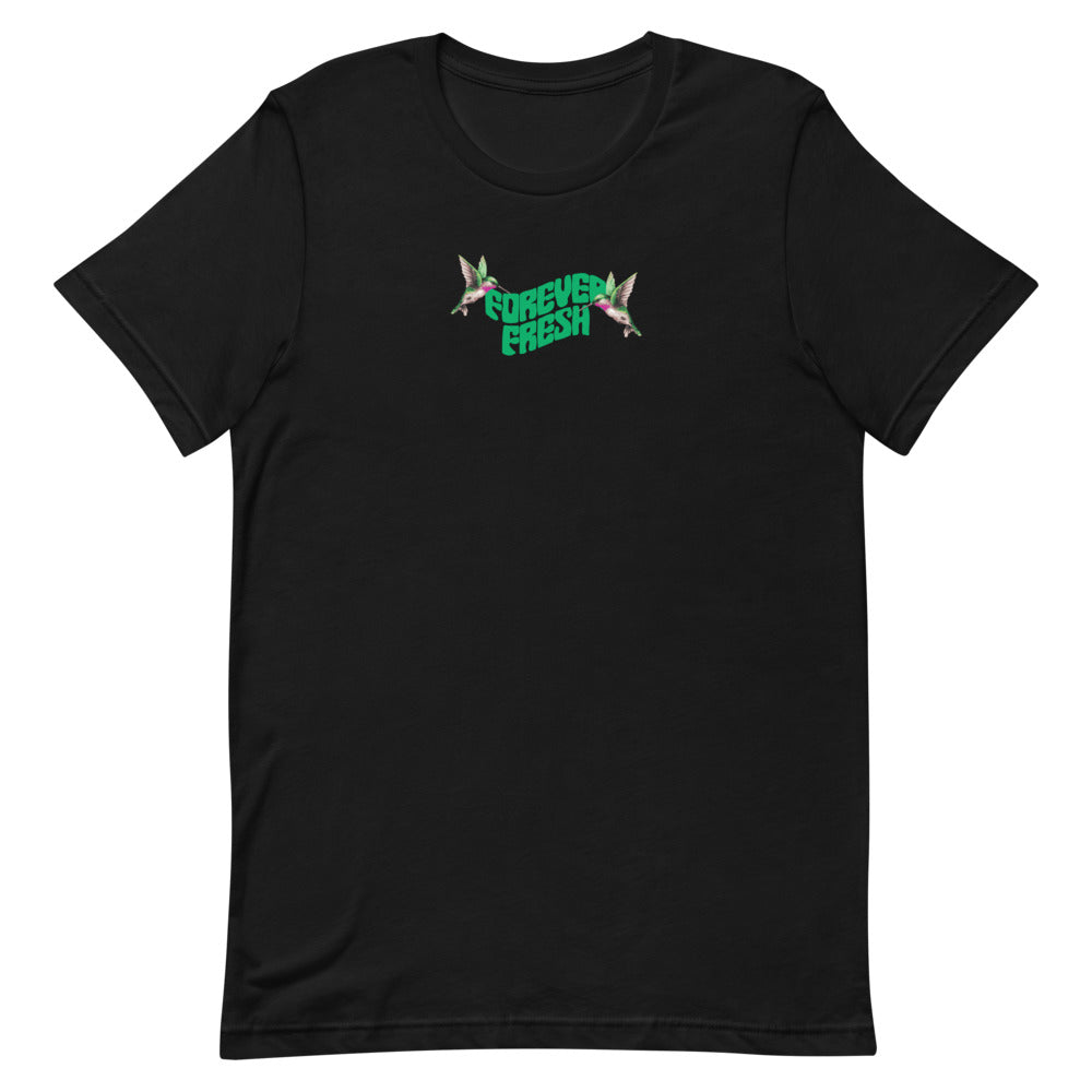 Forever Fresh "Hummingbird & Magnolia" tee Black