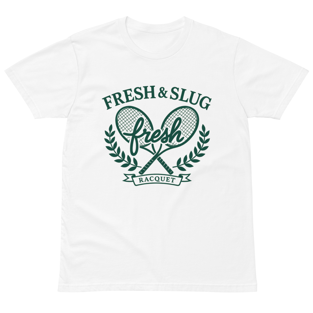 FRESH & SLUG “RACQUET” Tee